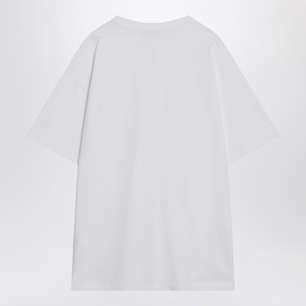 Givenchy White Cotton T-shirt With Logo Patch