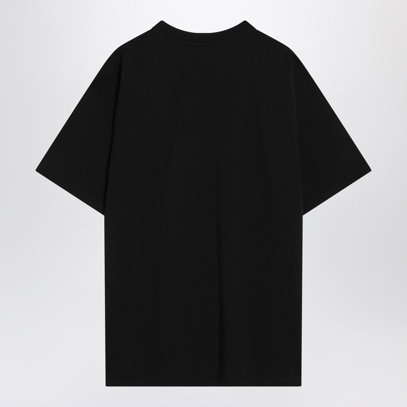 Givenchy Black Cotton T-shirt With Logo