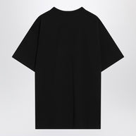 Givenchy Black Cotton T-shirt With Logo
