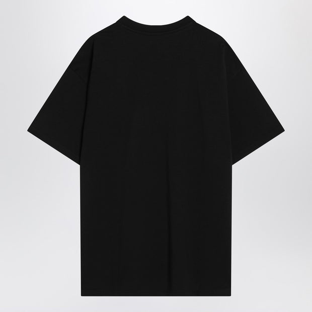 Givenchy Black Cotton T-shirt With Logo