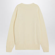Givenchy Sweater Écru In Cotton With Logo