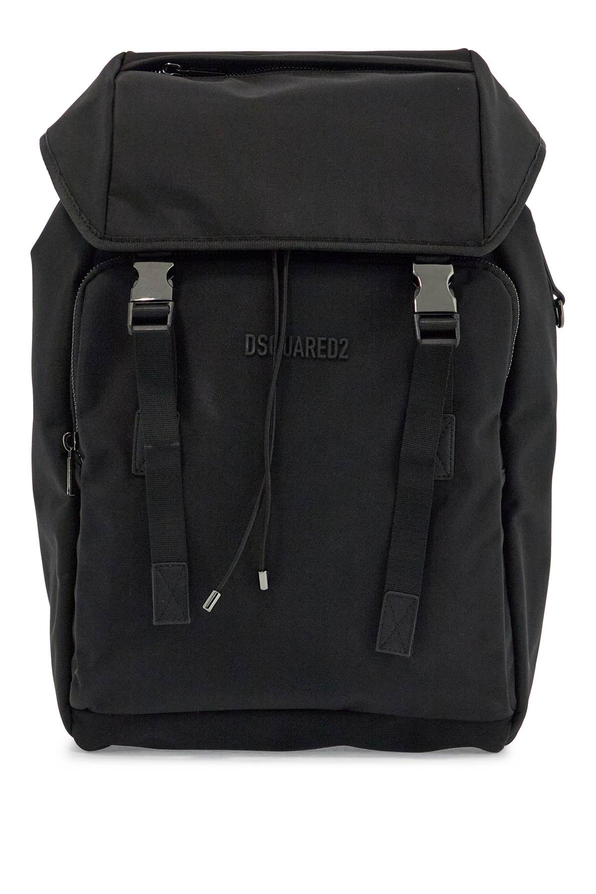 Dsquared2 Black Nylon Laptop Backpack