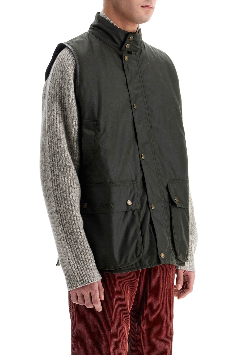 Barbour x Baracuta Waxed Cotton Vest