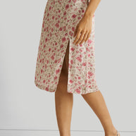 Reistor Brunch Skirt in Pink Florals