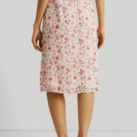 Reistor Brunch Skirt in Pink Florals
