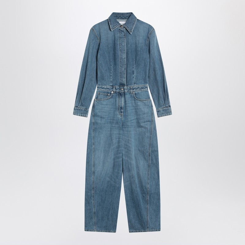 Givenchy Light Blue Denim Jumpsuit