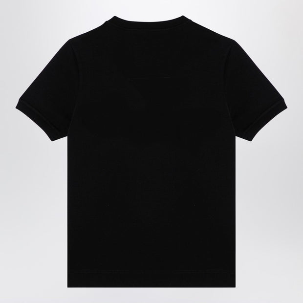 Givenchy Black Cotton T-shirt With Logo