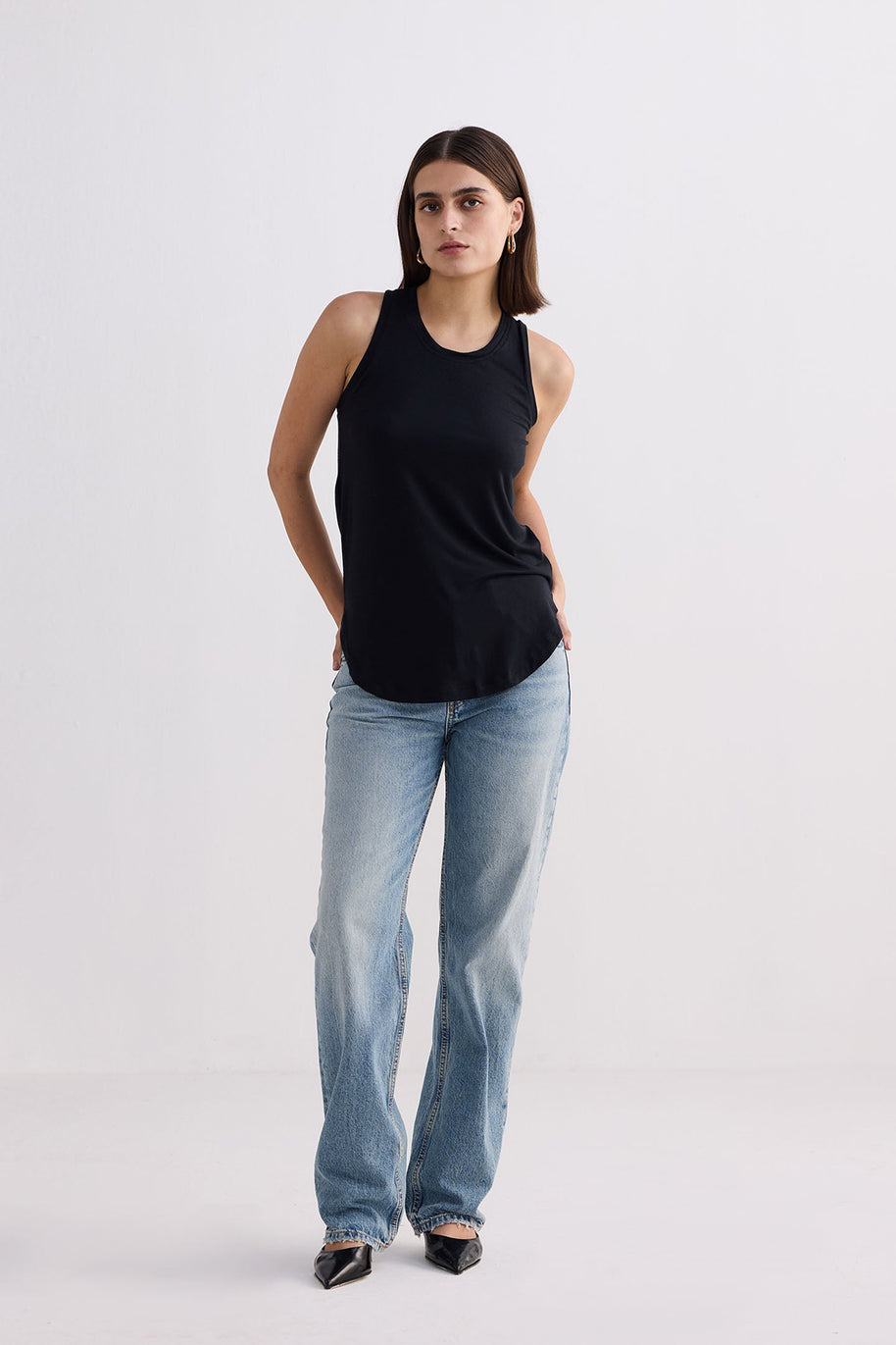 Reistor Back to Basics Top in Black