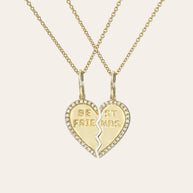 Zoe Lev Best Friend Necklace Set