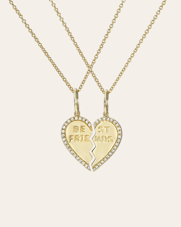 Zoe Lev Best Friend Necklace Set