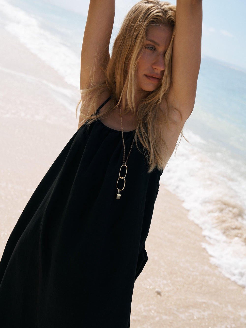 Bliss Flow Maxi Dress - Black