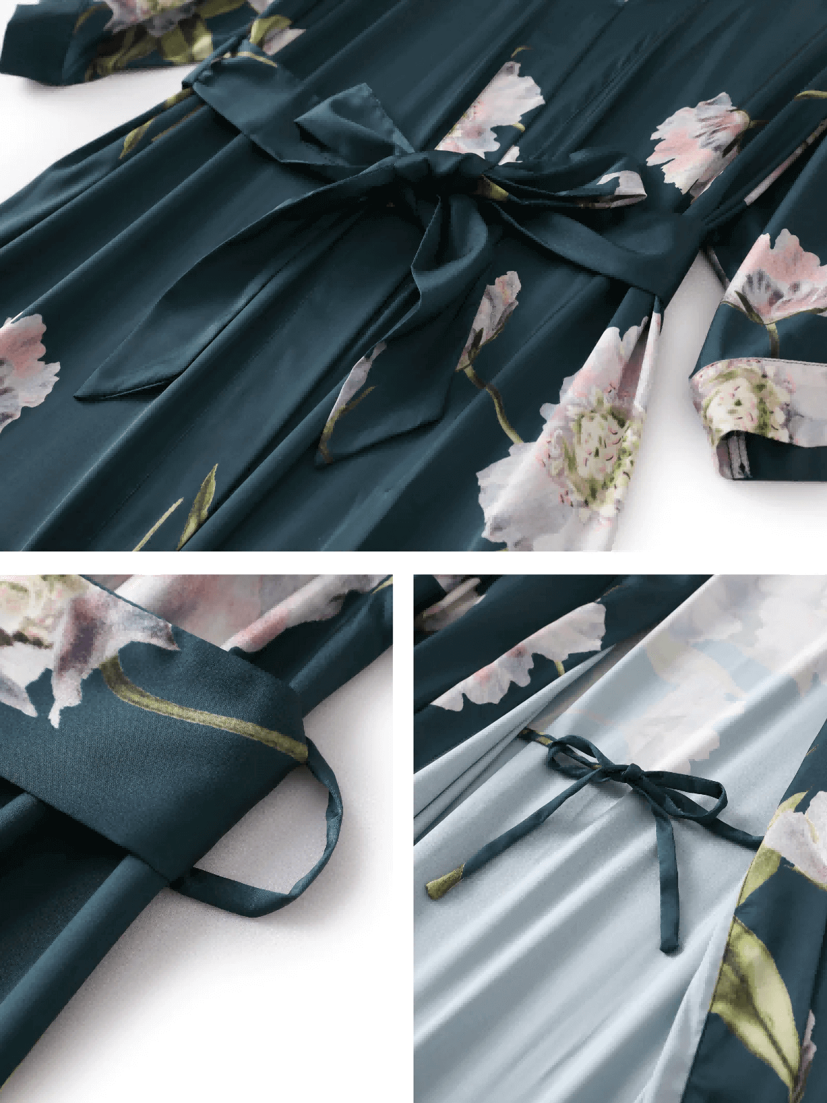 Ulivary Blooming Anemone Kimono Robe