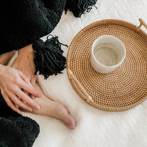 Sunday Citizen Braided Pom Pom Throw Blanket (more Colors)
