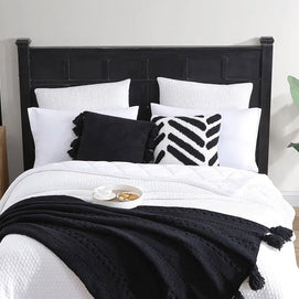 Sunday Citizen Braided Pom Pom Throw Blanket (more Colors)