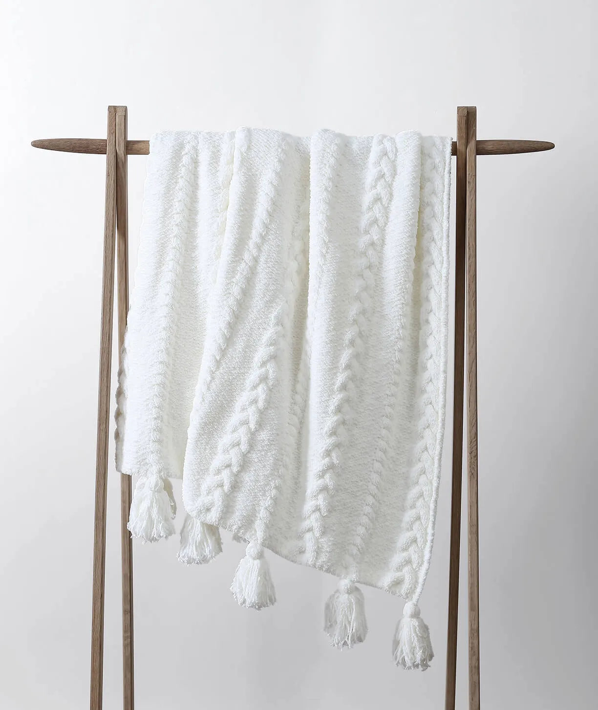 Sunday Citizen Braided Pom Pom Throw Blanket (more Colors)