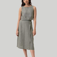Reistor Breezy Hemp Summer Set in Dark Green