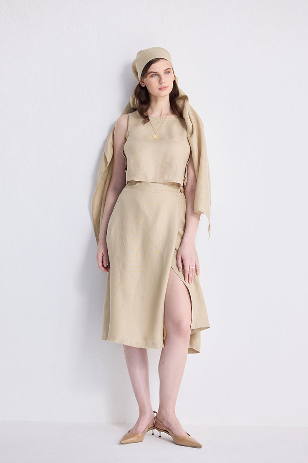 Reistor Breezy Summer Set In Neutral Beige