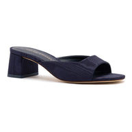 Chloe Gosselin By Larroudé Anah Mule In Navy Fabric