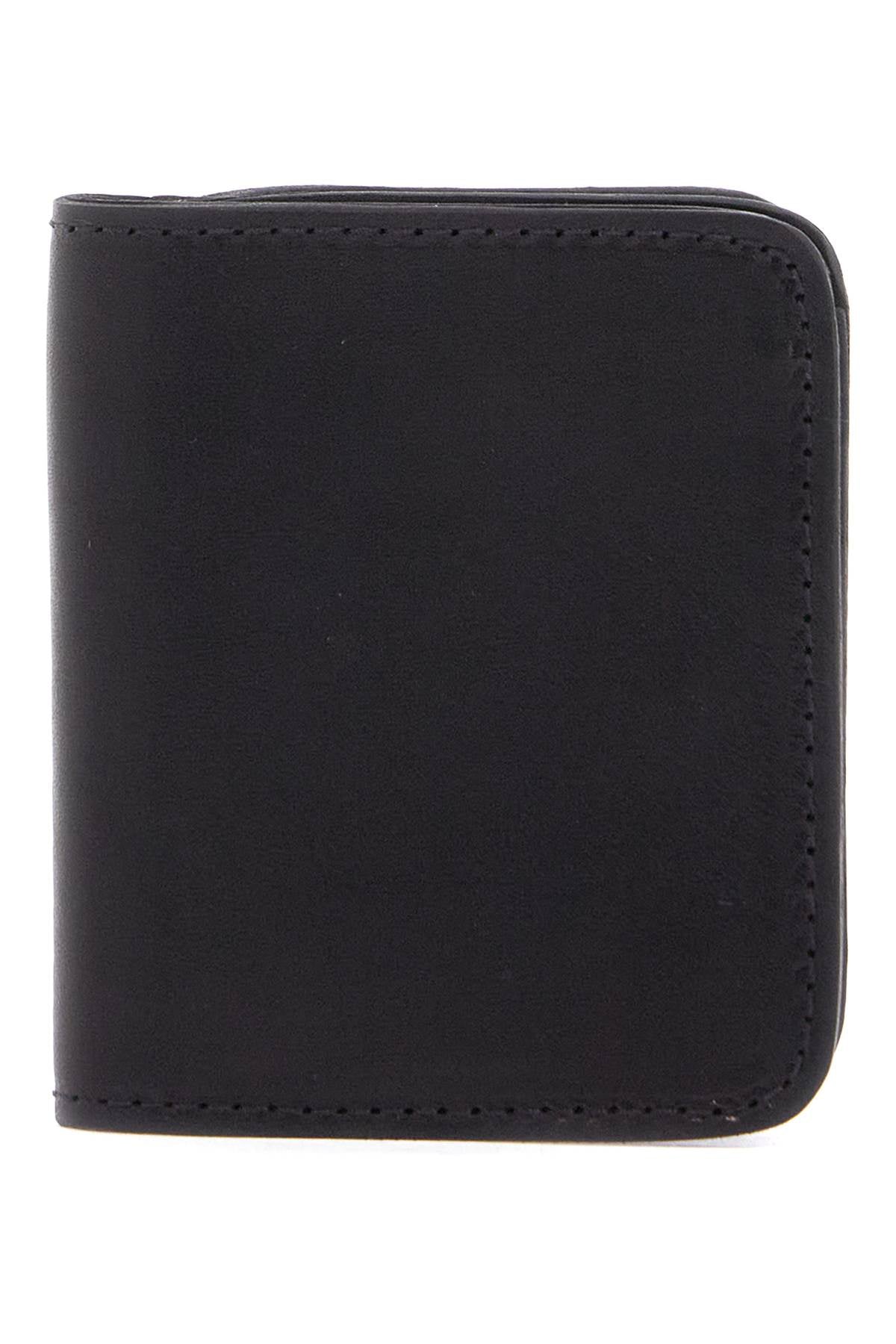 Guidi Black Leather Bi-Fold Wallet