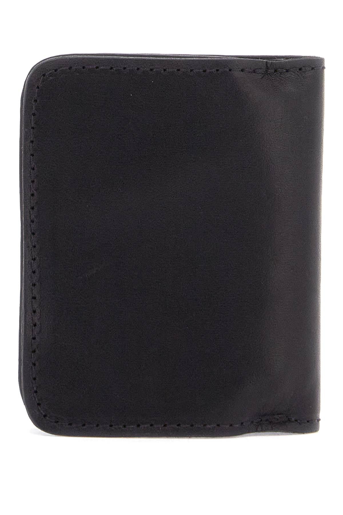 Guidi Black Leather Bi-Fold Wallet