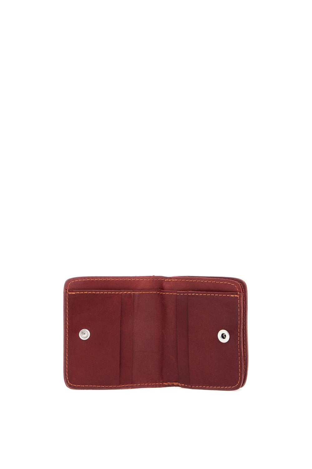 Guidi Red Leather Bi-Fold Wallet