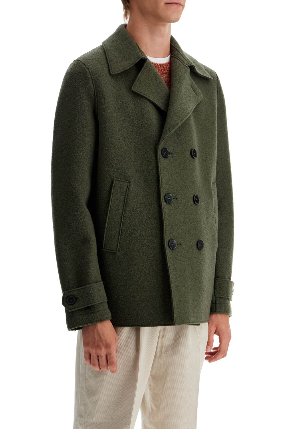 Harris Wharf London Double-breasted Wool Coat