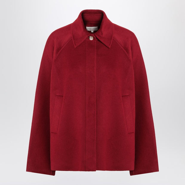 Loulou Studio Camila Jacket In Burgundy Wool