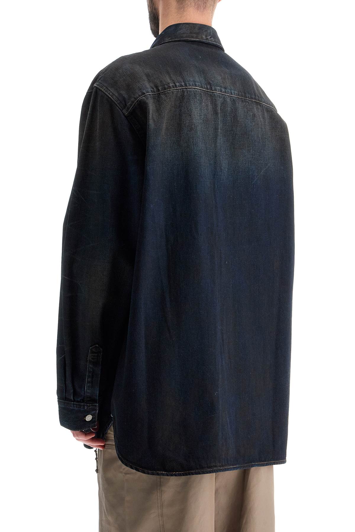 Acne Studios Distressed Denim Shirt