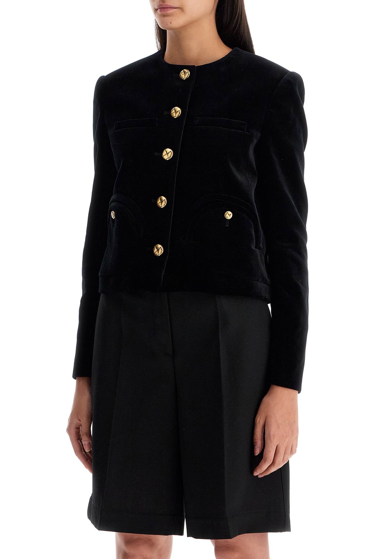 Blaze Milano Cotton Velvet Bolero Jacket