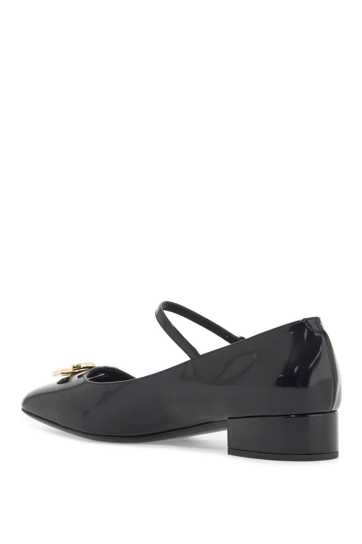 Dolce & Gabbana Brushed Leather Mary Jane Pumps