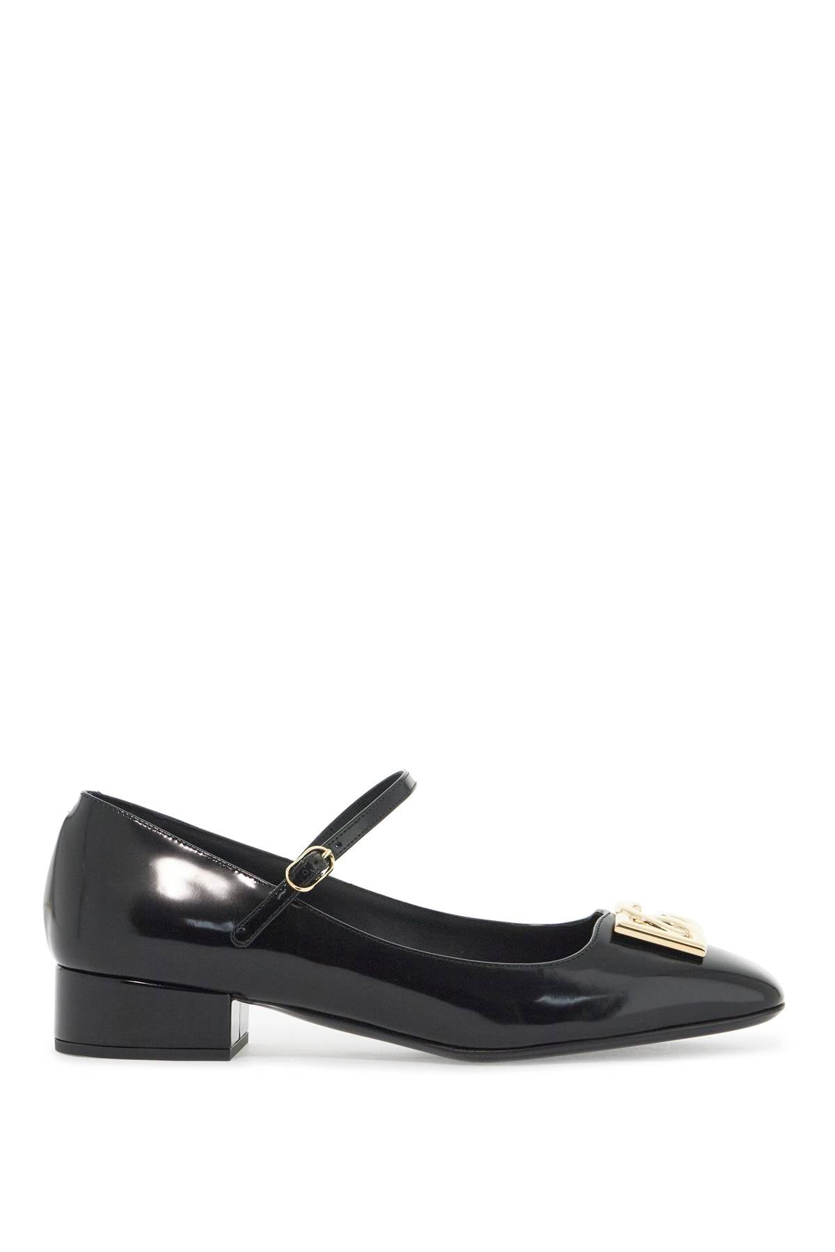 Dolce & Gabbana Brushed Leather Mary Jane Pumps