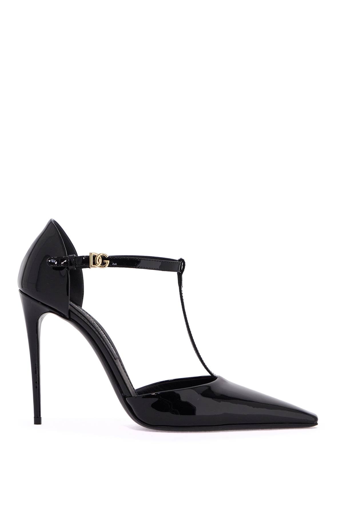 Dolce & Gabbana T-Bar Patent Leather Pumps