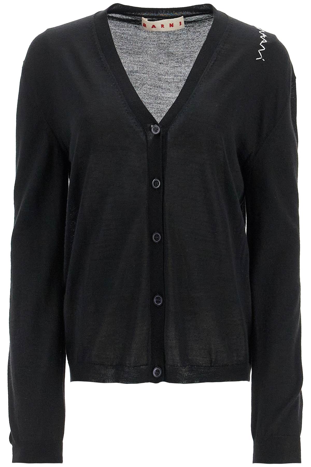 Marni Wool-Silk Blend Cardigan