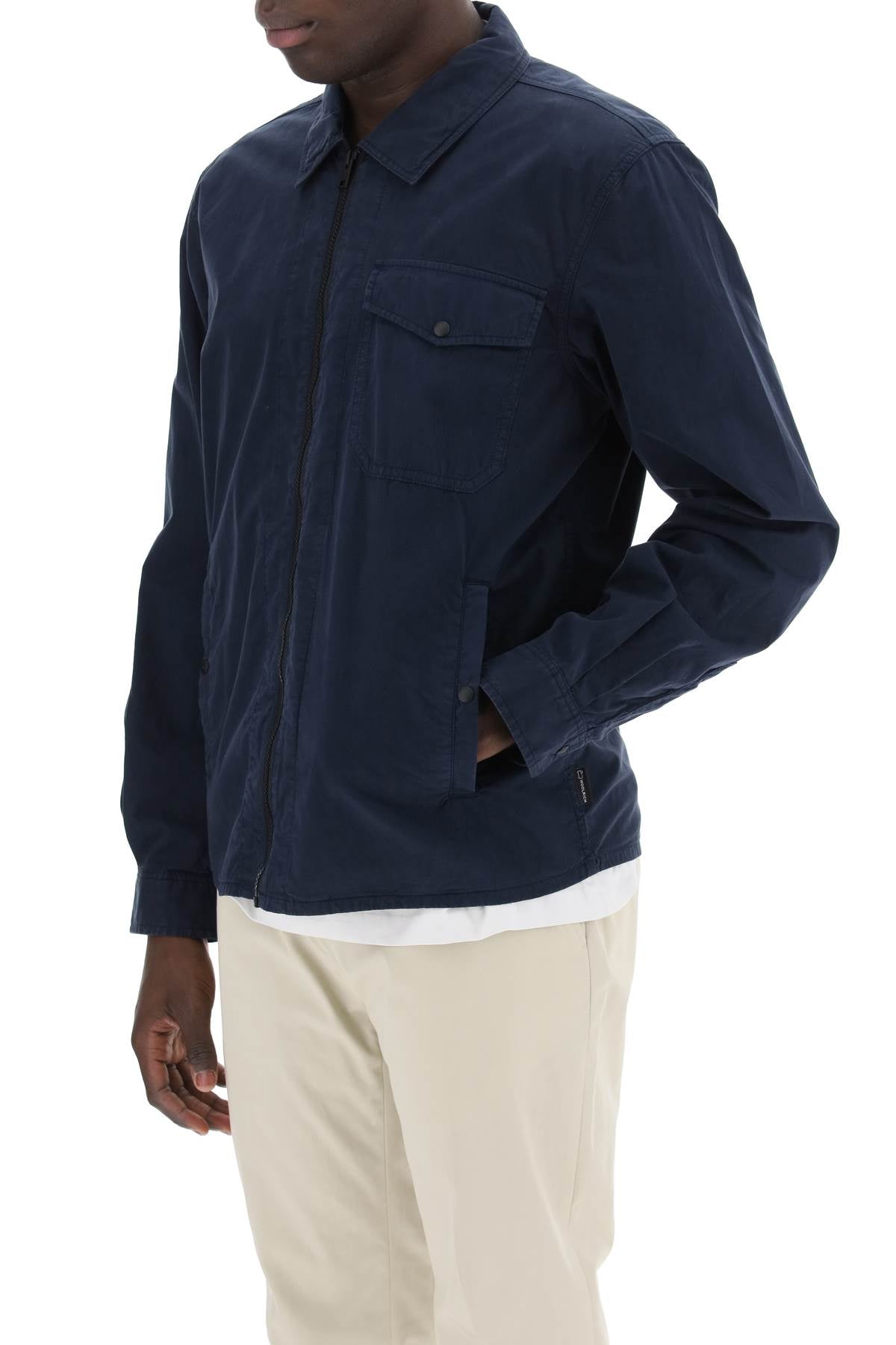 Woolrich Cotton Garbardine Overshirt