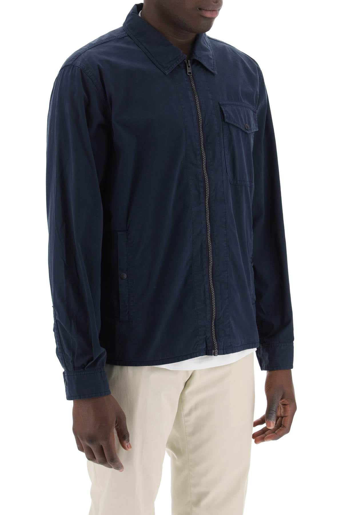 Woolrich Cotton Garbardine Overshirt