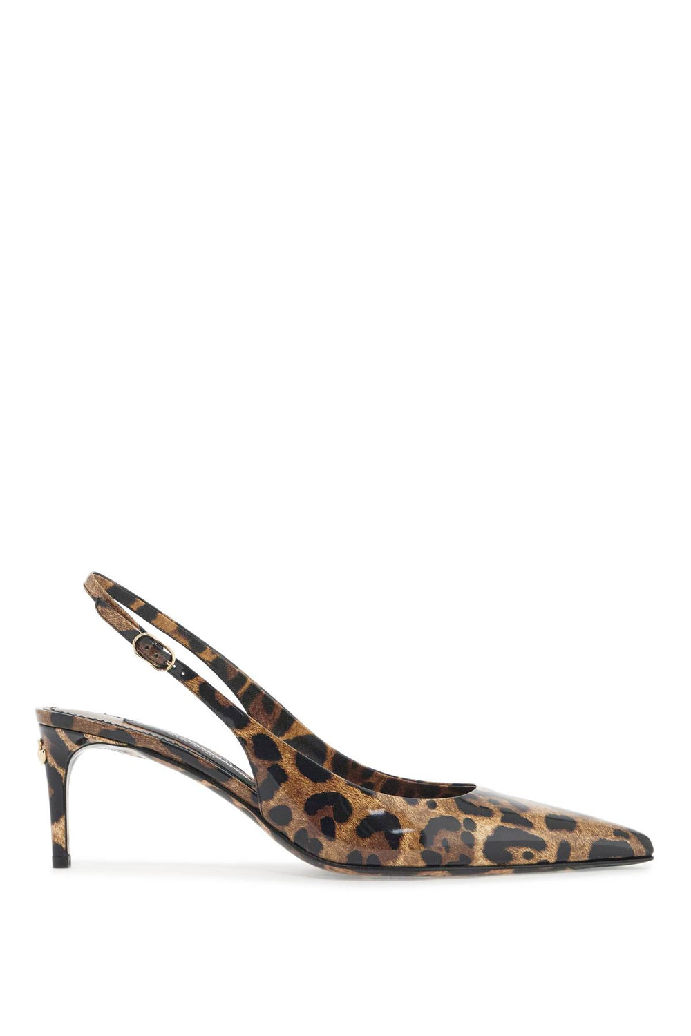 Dolce & Gabbana Leopard Print Slingback Pumps