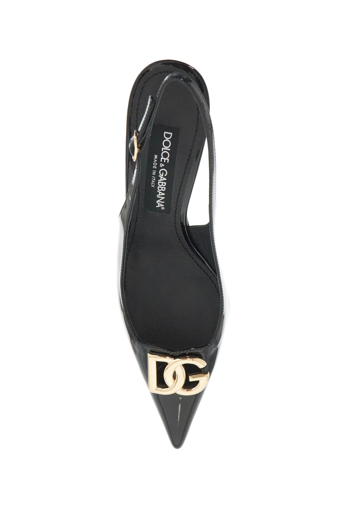 Dolce & Gabbana Leather Slingback Pumps