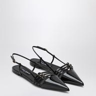 Dolce & Gabbana Black Patent Low Slingback