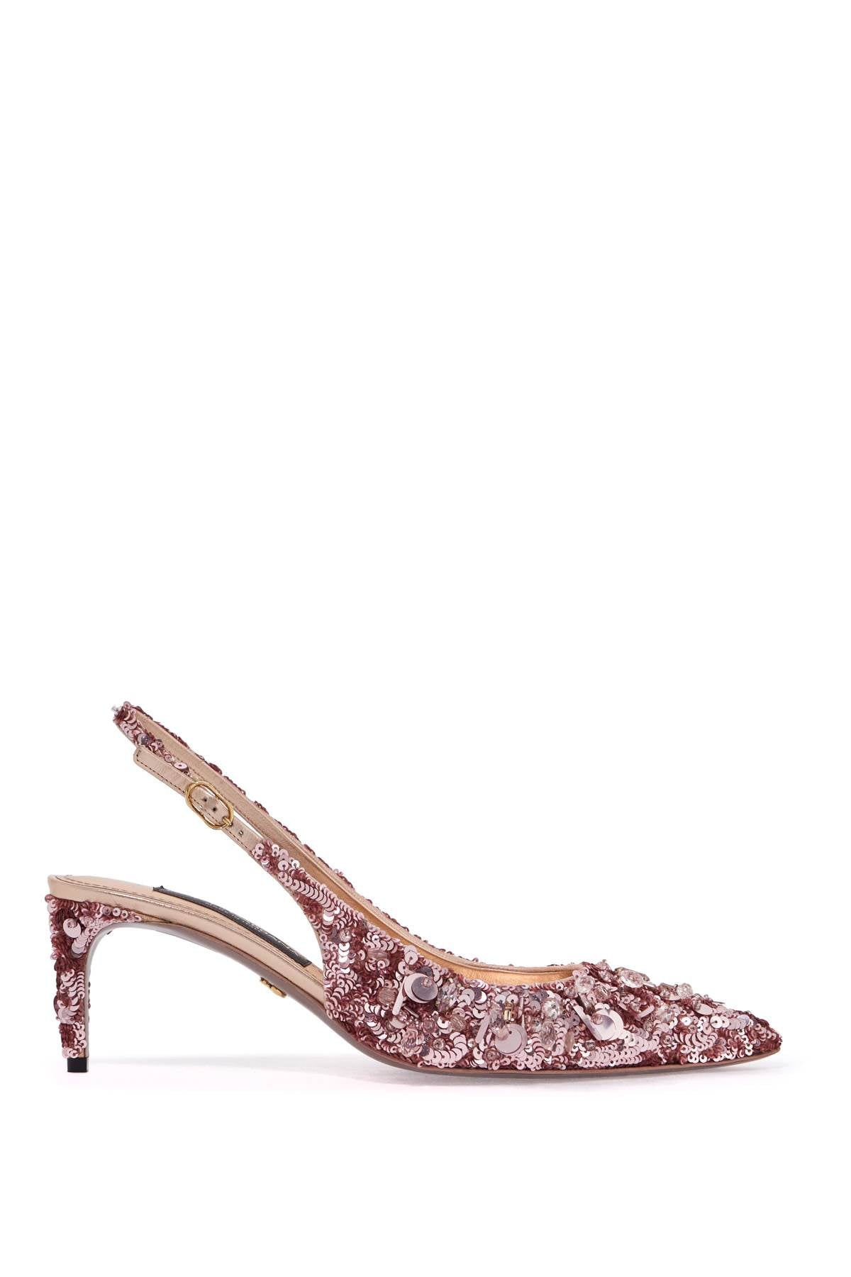 Dolce & Gabbana Sequin Slingback Pumps