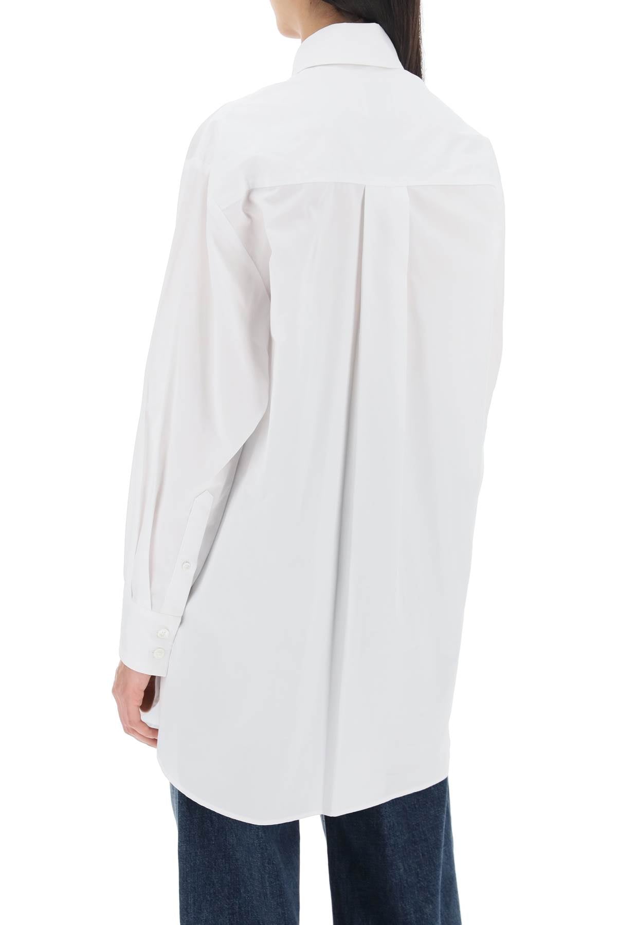 Isabel Marant Cylvany Cotton Poplin Maxi Shirt