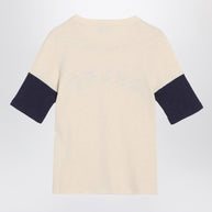 Chloé Wool And Cotton T-shirt With Logo