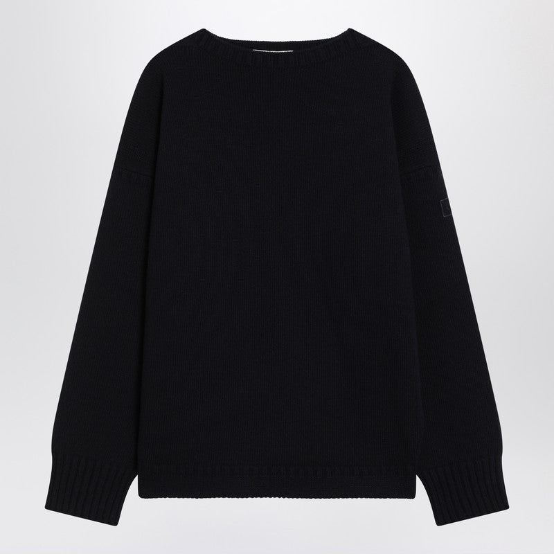 Chloé Navy Blue Sweater In Wool And Cashmere