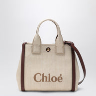 Small Chloé Carry Tote Bag In Sand Colour