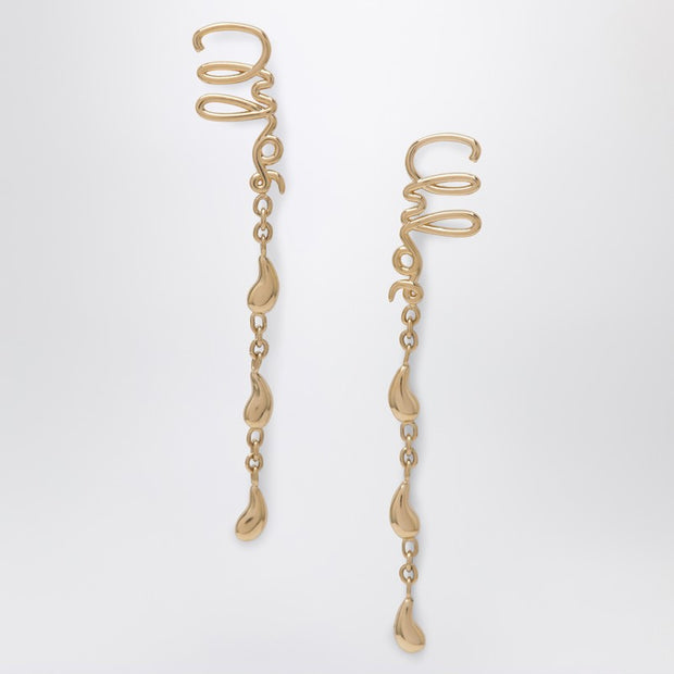 Chloé Iconic Gold Dangling Earrings