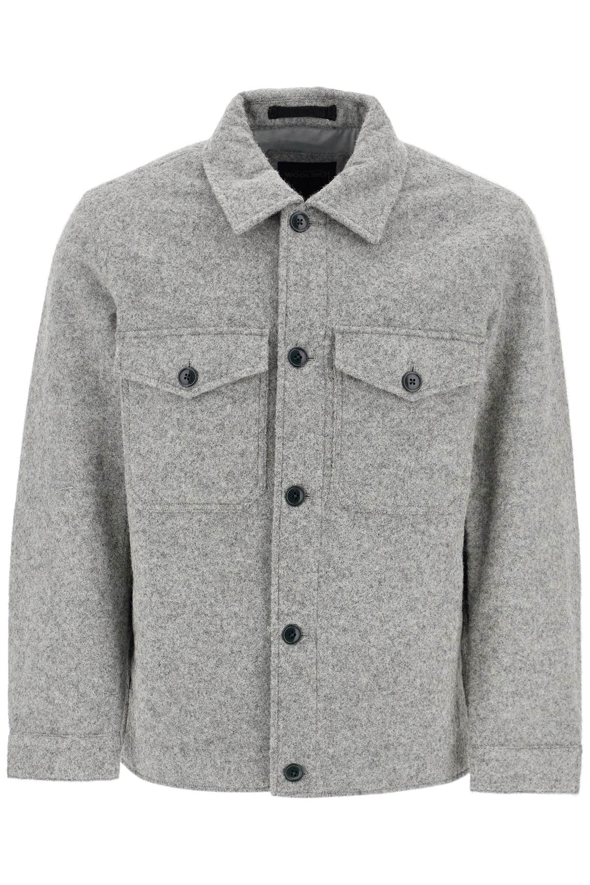 Woolrich Reflective Wool Blend Overshirt