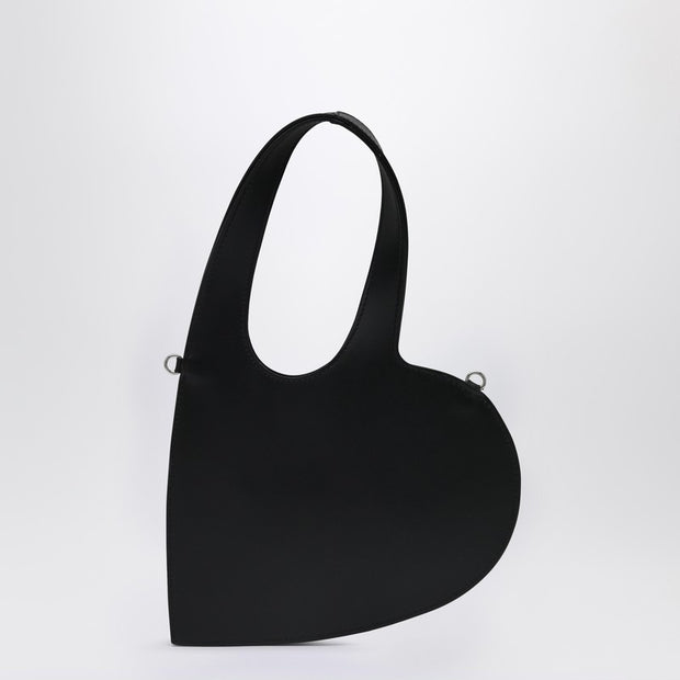 Coperni Mini Heart Bag In Black Leather