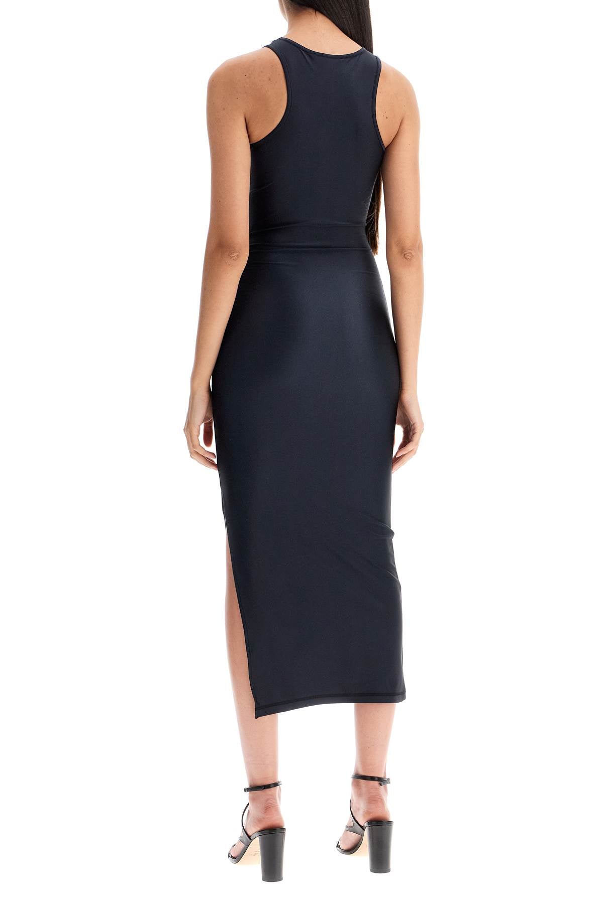 Coperni Shiny Technical Jersey Midi Dress