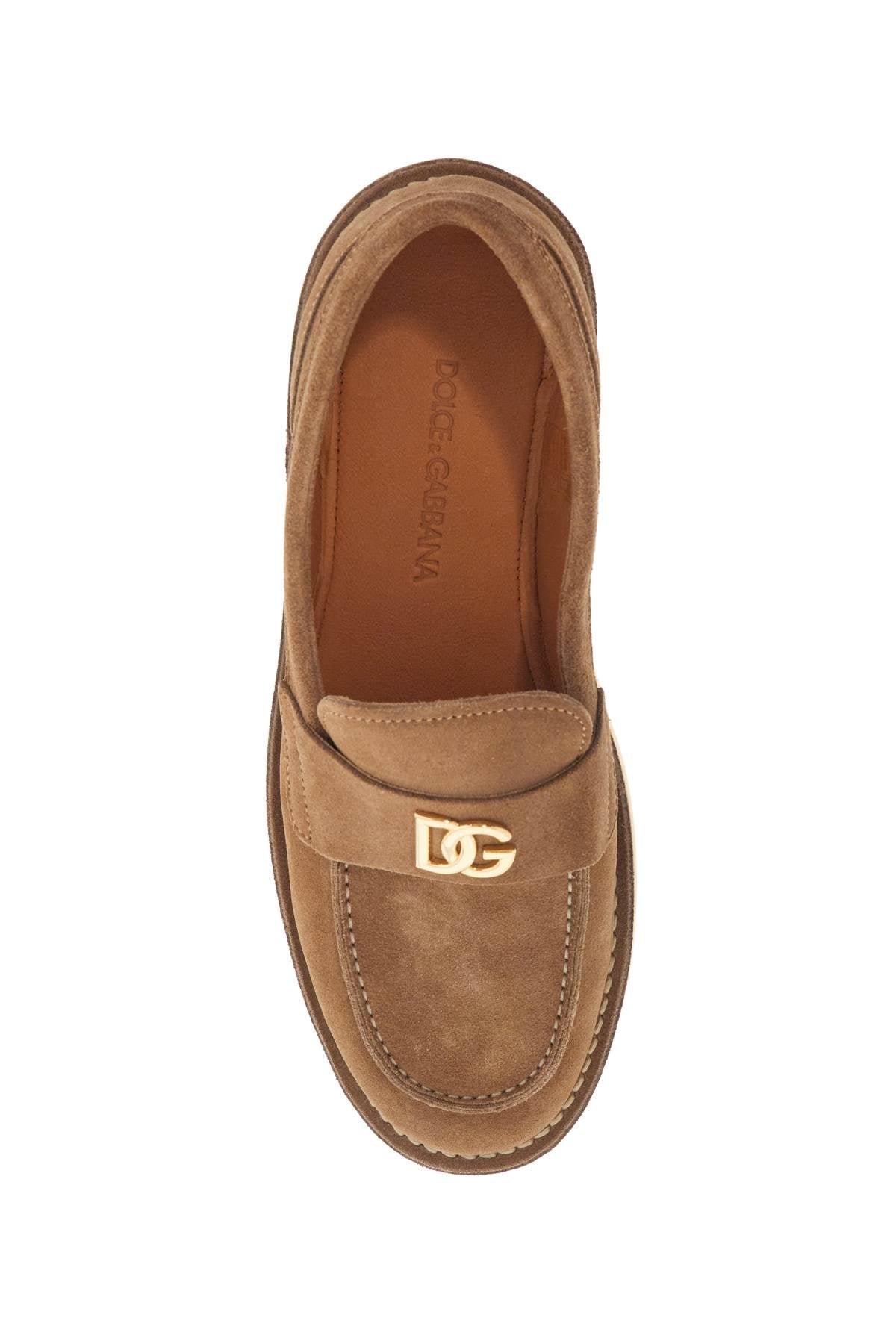 Dolce & Gabbana Suede Leather Loafers