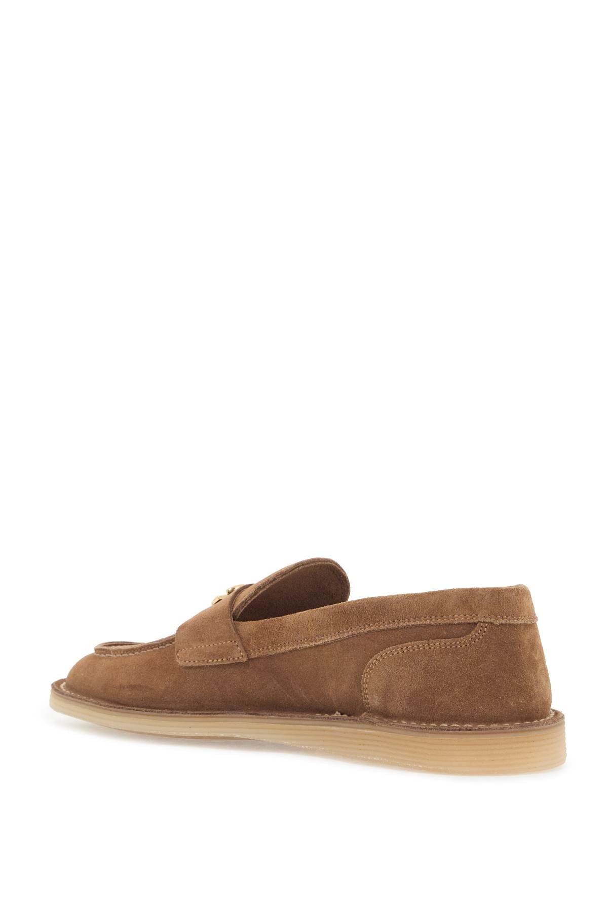 Dolce & Gabbana Suede Leather Loafers