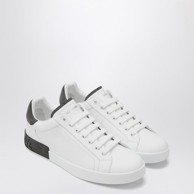 Dolce & Gabbana Portofino White/black Leather Sneaker